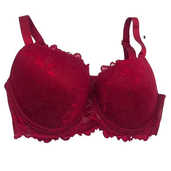 Bra Bundle Red & Black Set of Two Size 38D - Picture 2 of 9